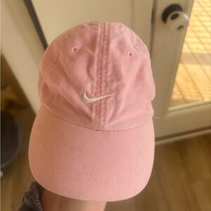 Nike Soft Pink Cap with White Logo